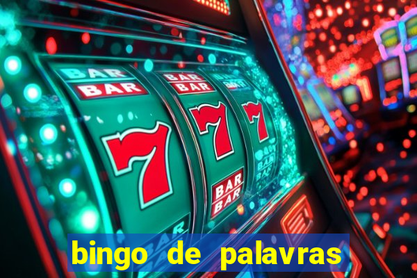 bingo de palavras cha de bebe